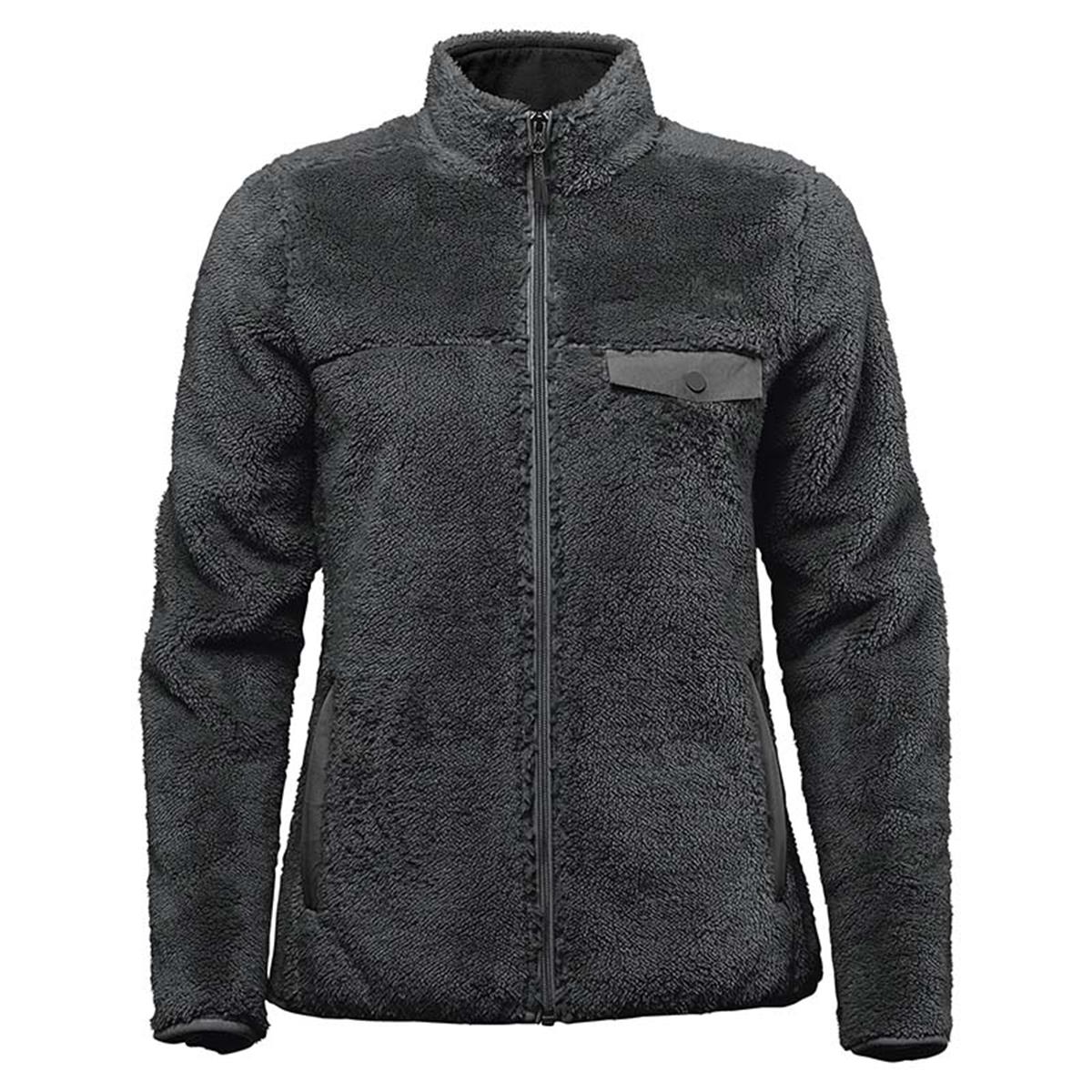 Women's Bergen Sherpa Fleece Jacket - Black - Front