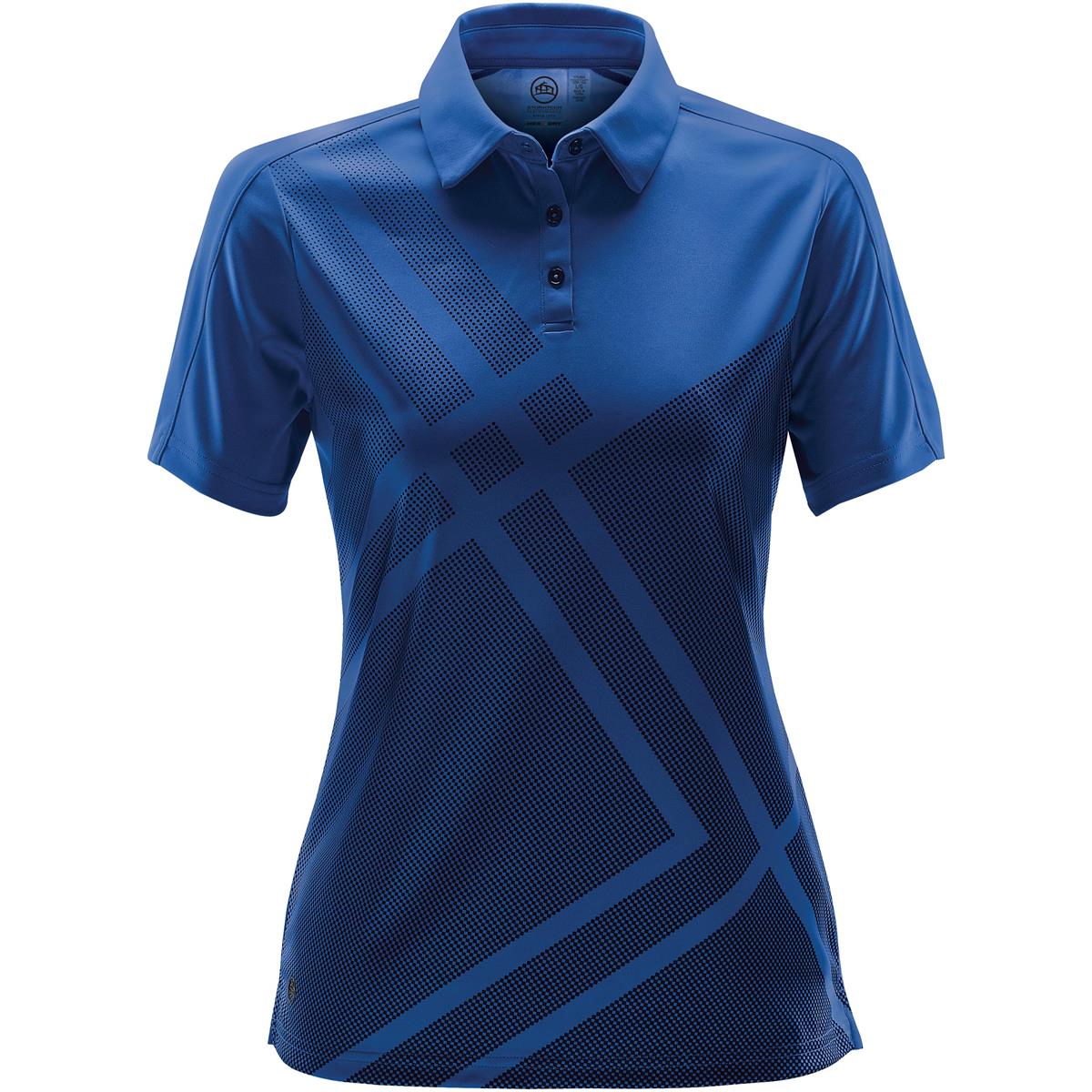 Women's Reflex Polo - Azure Blue - Front