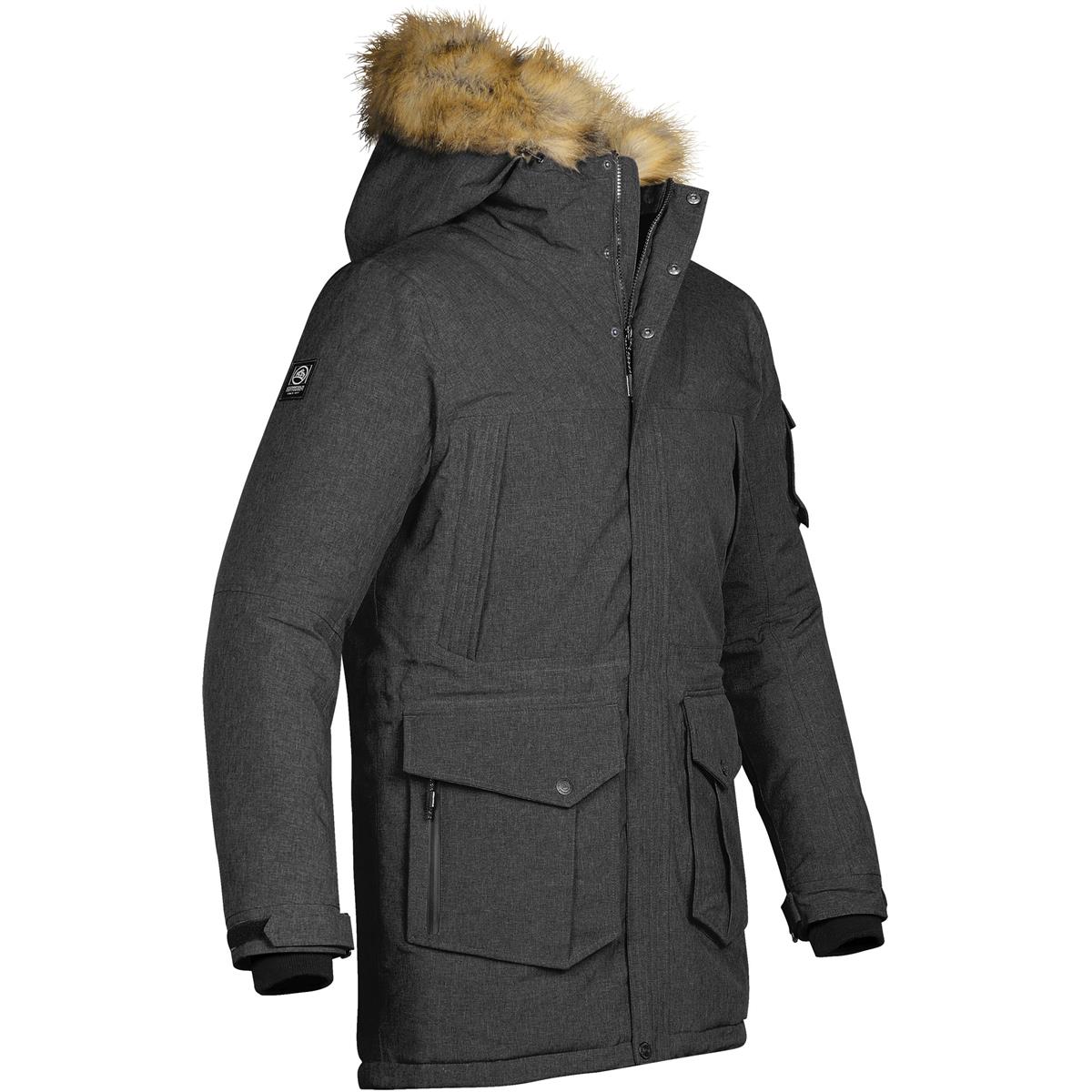 Men's Explorer Parka - Carbon Heather - Back