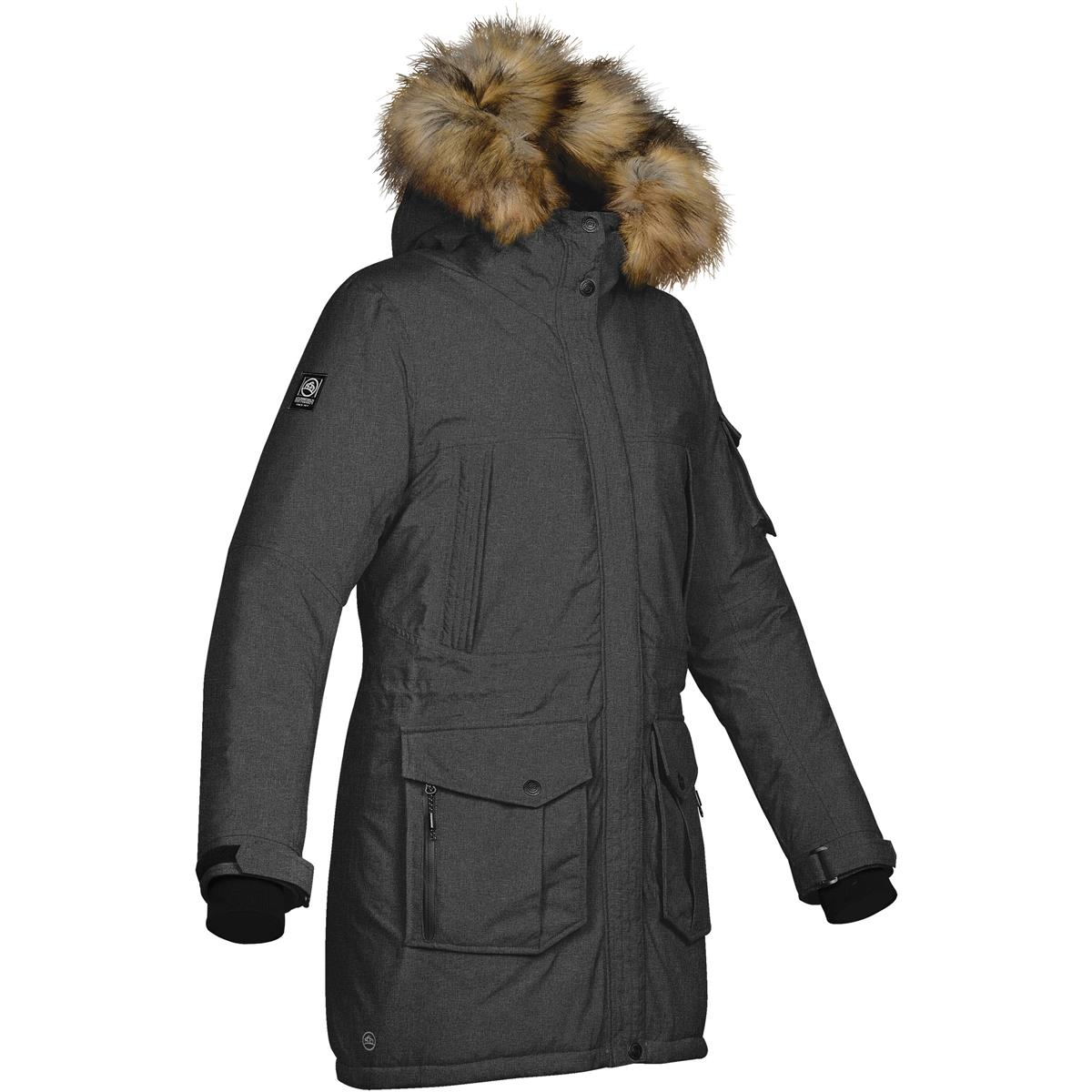 Women's Explorer Parka - Carbon Heather - Back