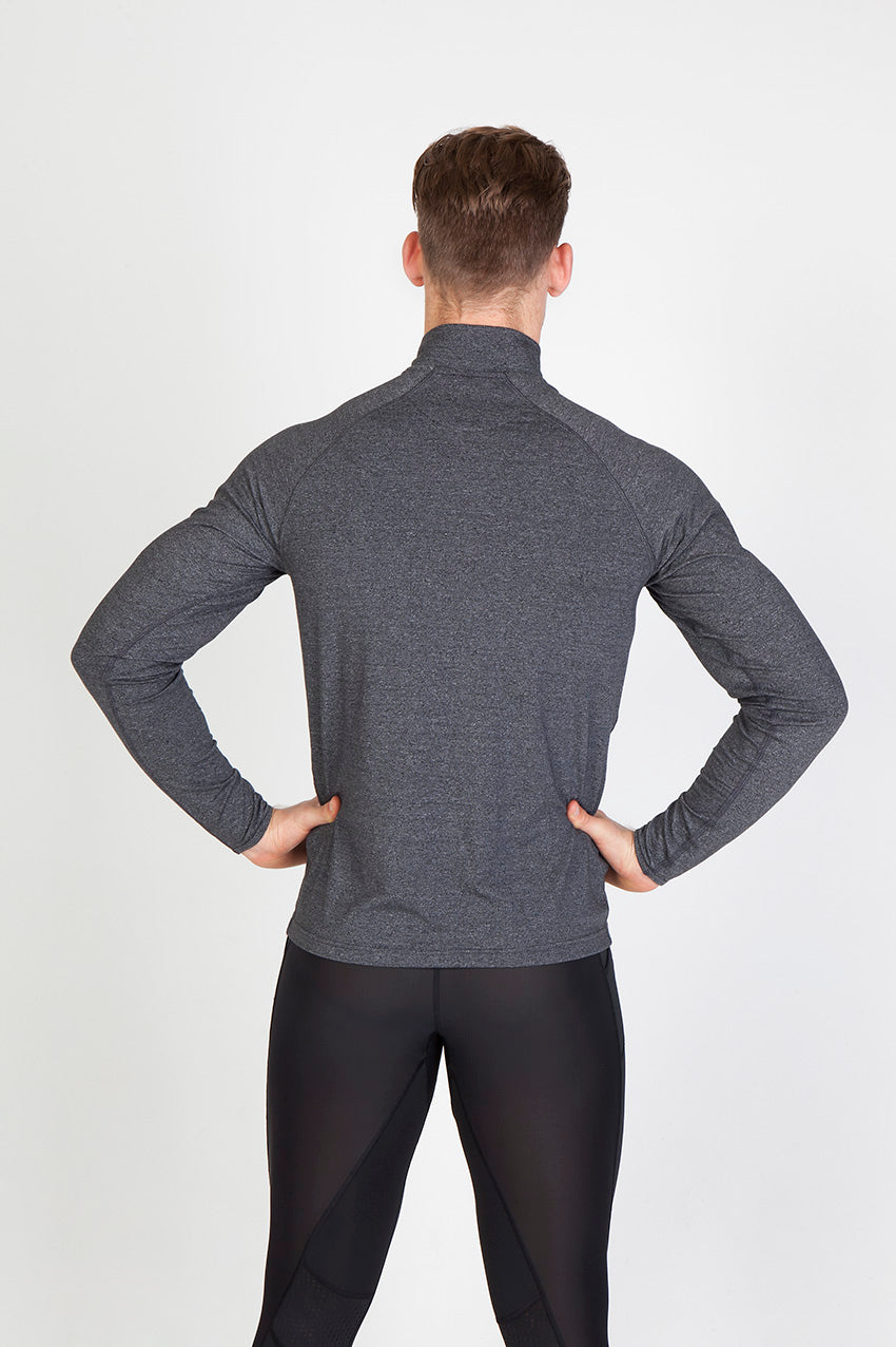 Mens Greatness Half Zip Mock Neck - view