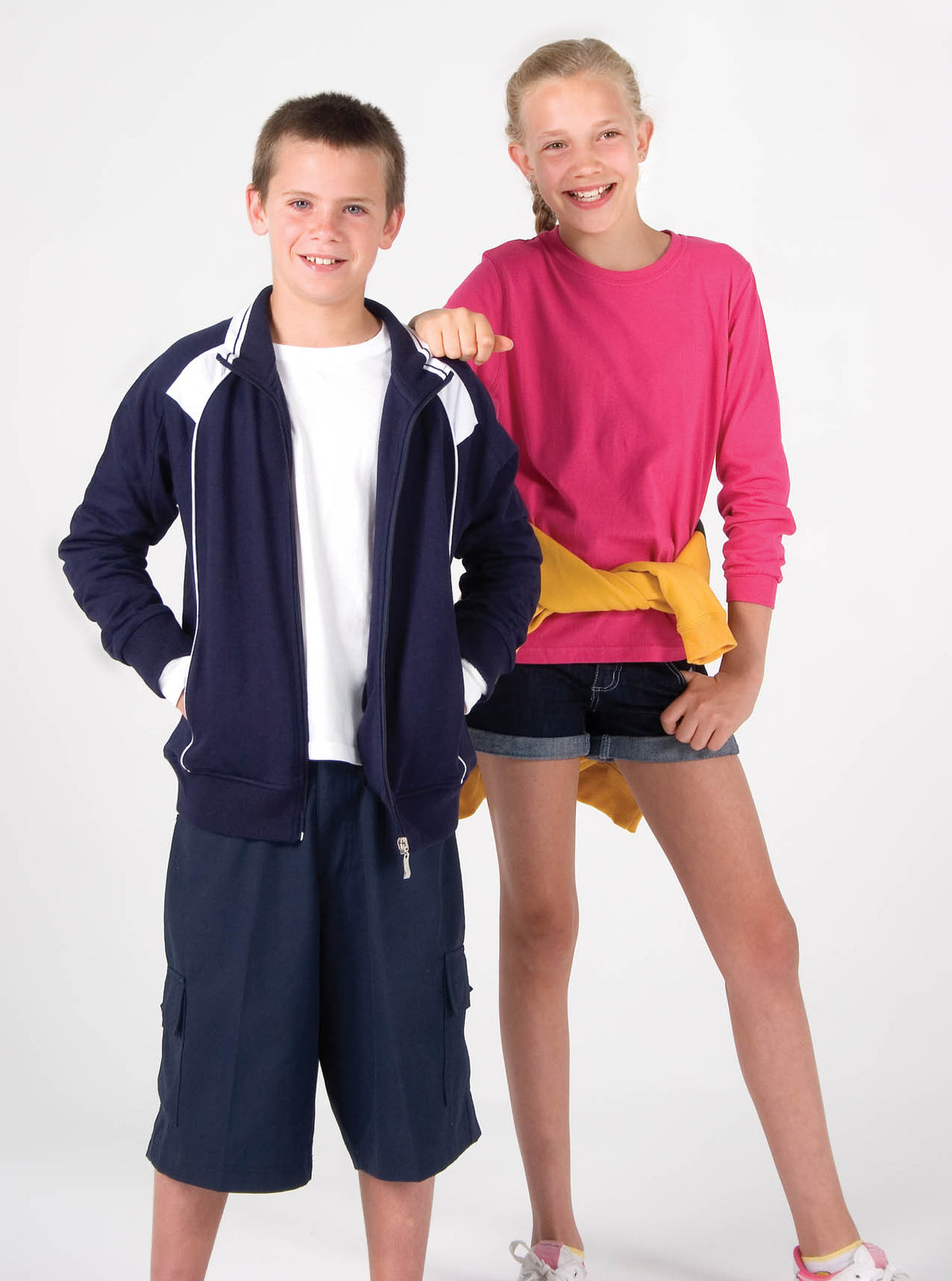 Womens/Juniors Unbrushed Contrast Jacket - view
