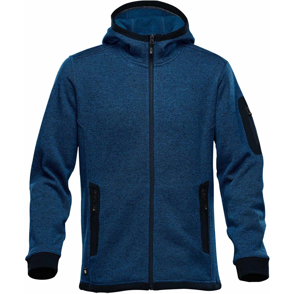 Men's Juneau Knit Hoody - Denim - Front