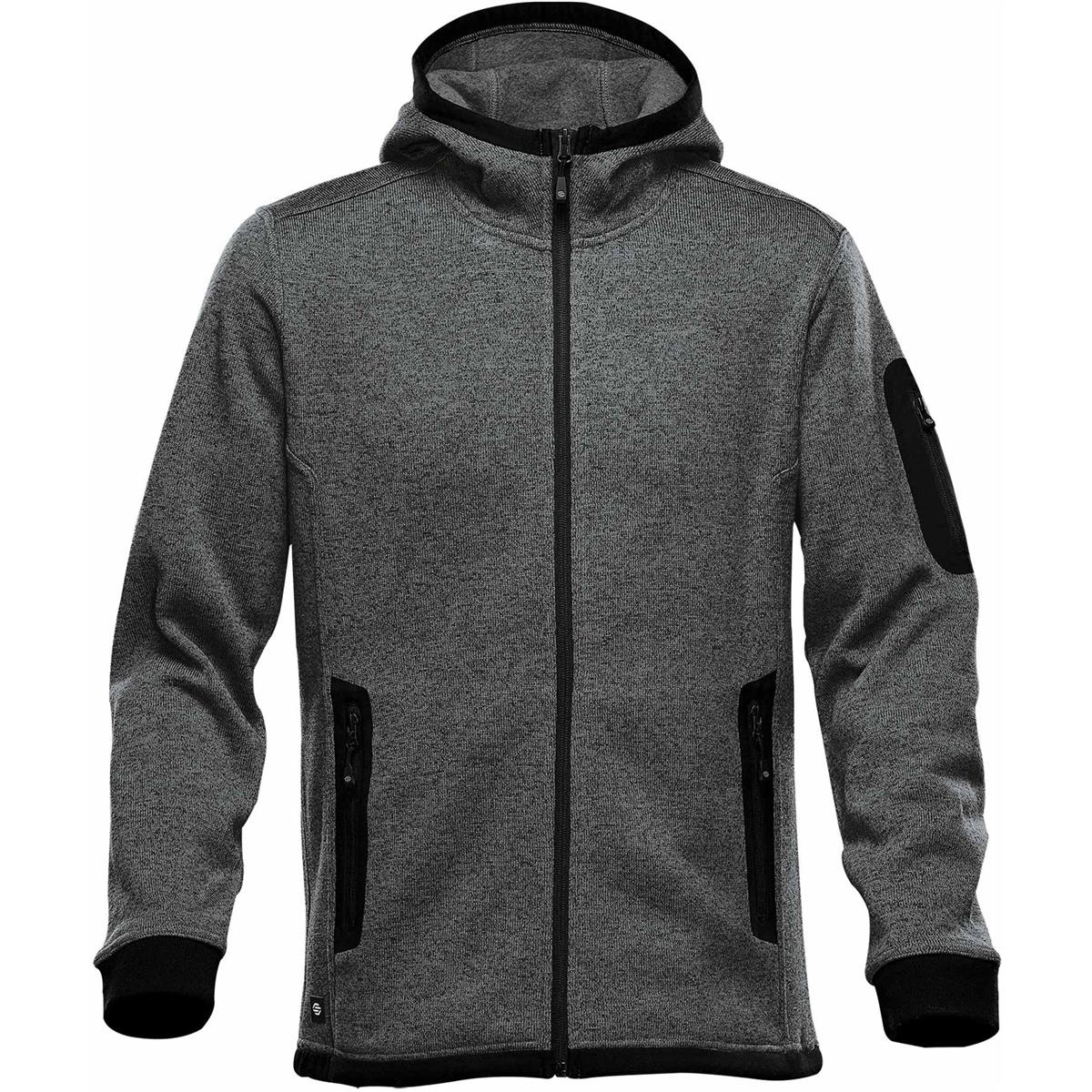 Men's Juneau Knit Hoody - Graphite - Front