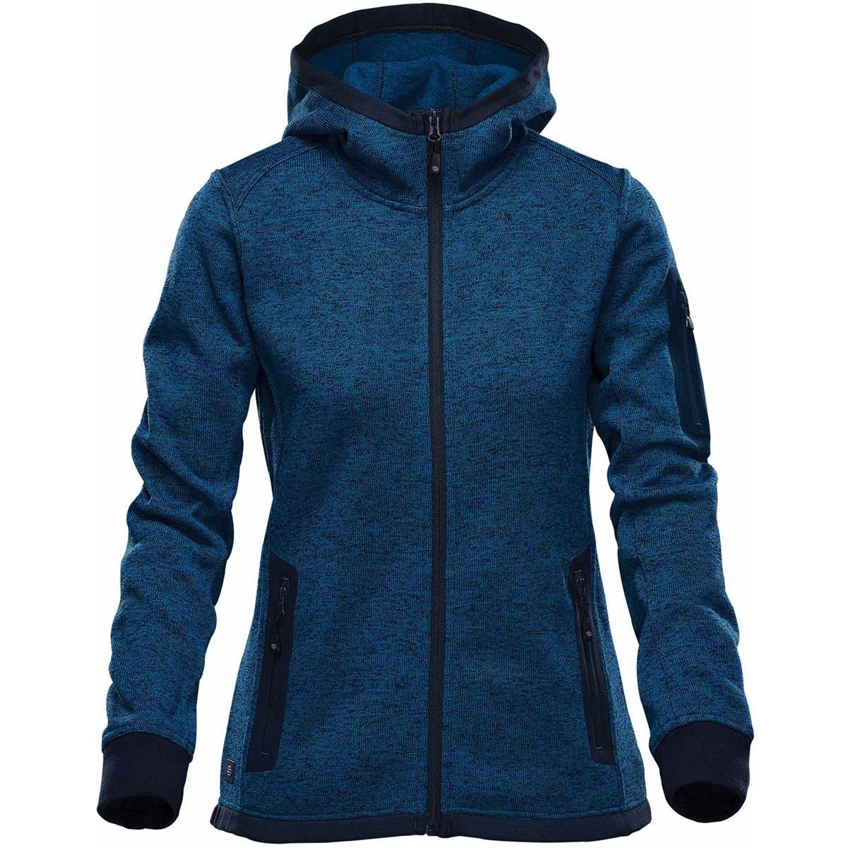 Women's Juneau Knit Hoody - Denim - Front