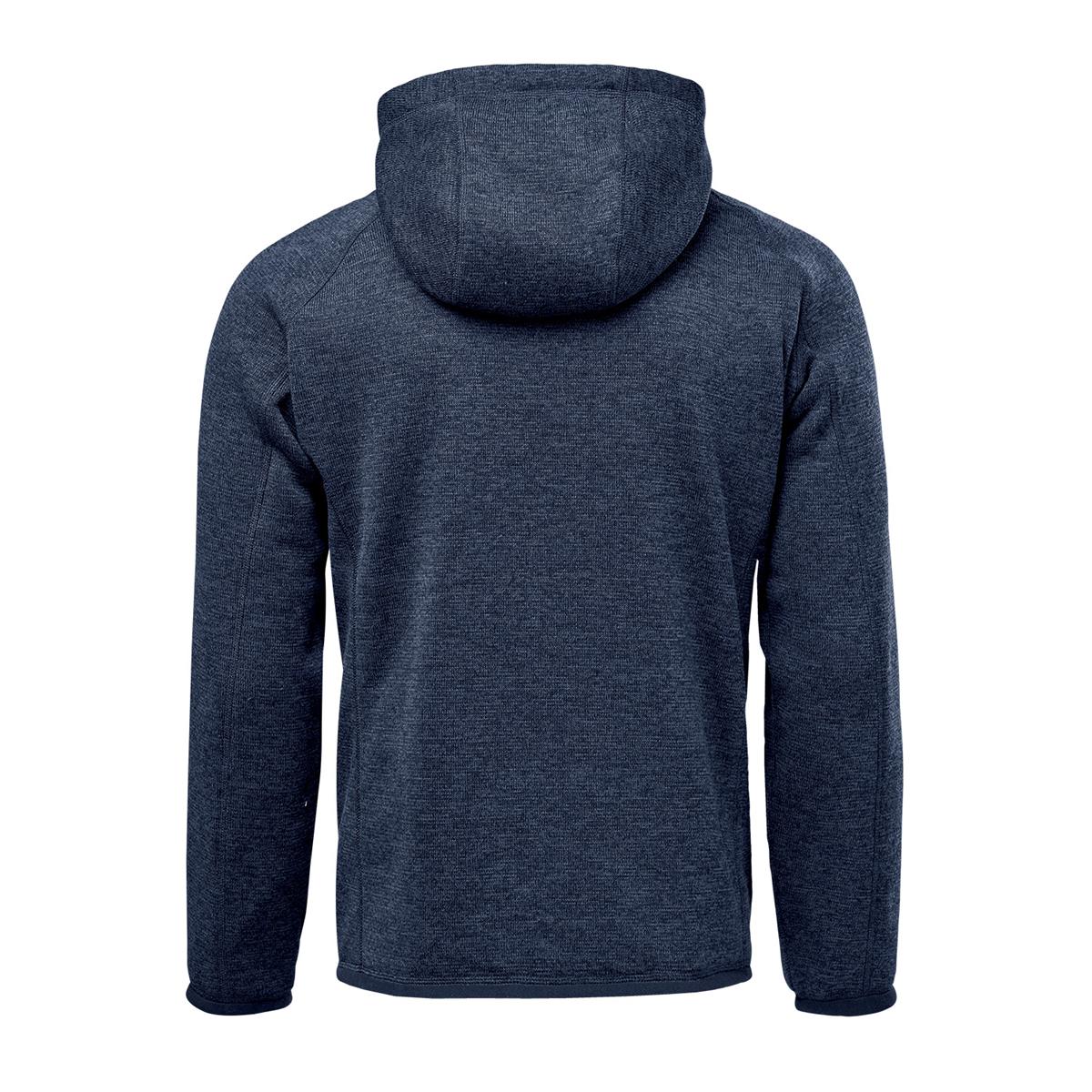 Men's Avalante Full Zip Fleece Hoody - Navy Heather - Back