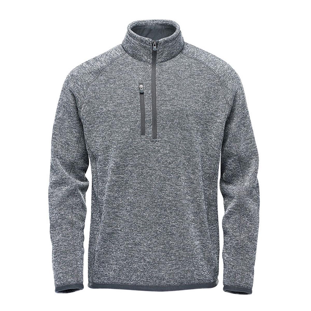 Men's Avalante 1/4 Zip Pullover - Granite Heather - Front