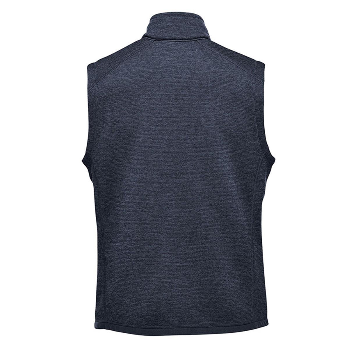 Men's Avalante Full Zip Fleece Vest - Navy Heather - Back