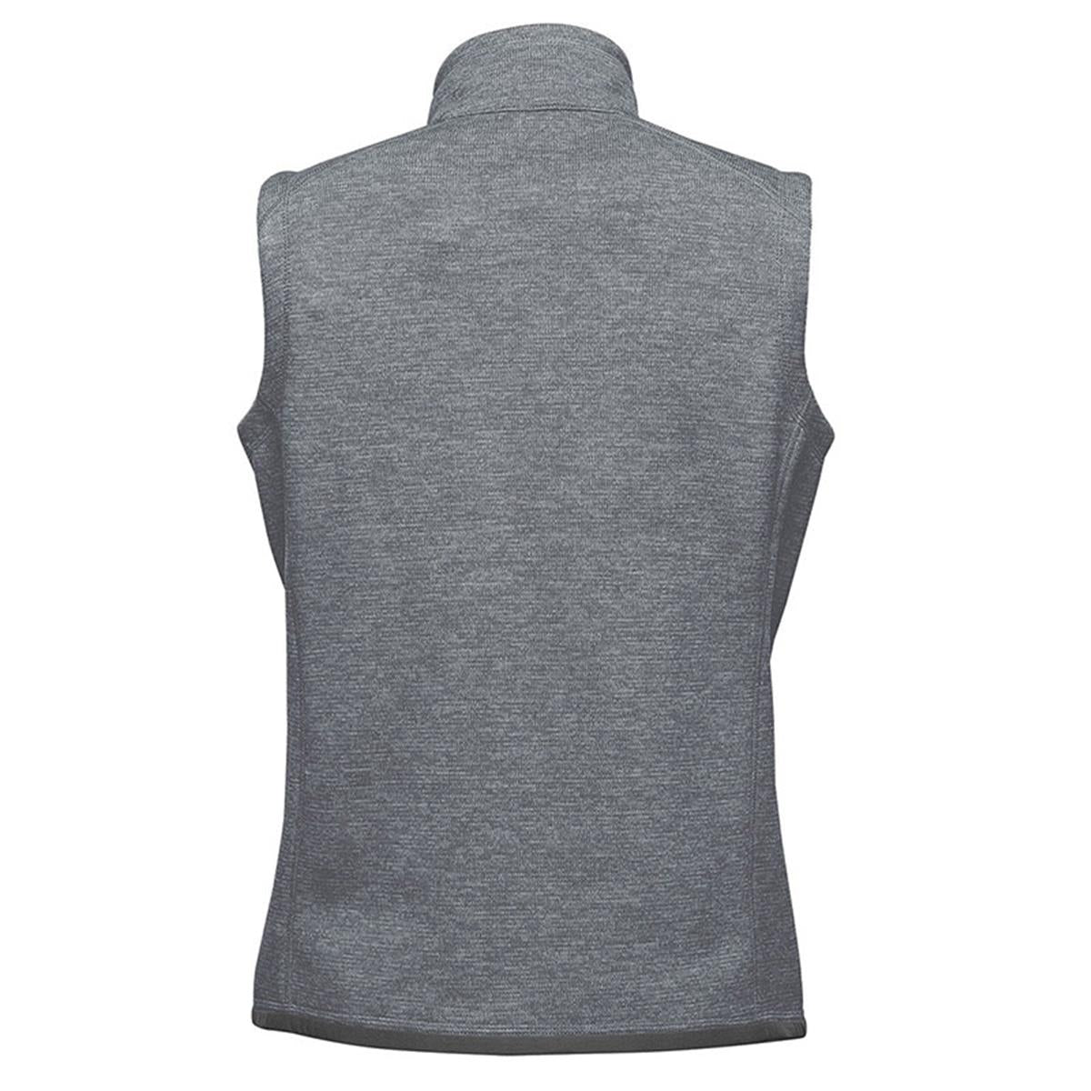 Women's Avalante Full Zip Fleece Vest - Granite Heather - Back
