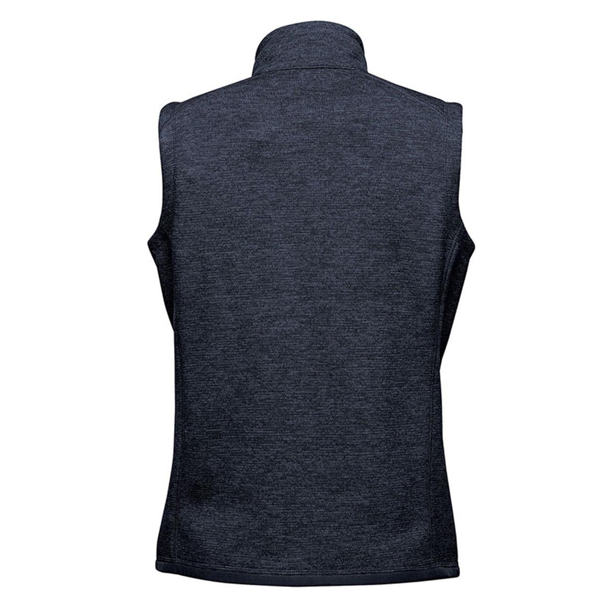 Women's Avalante Full Zip Fleece Vest - Navy Heather - Back