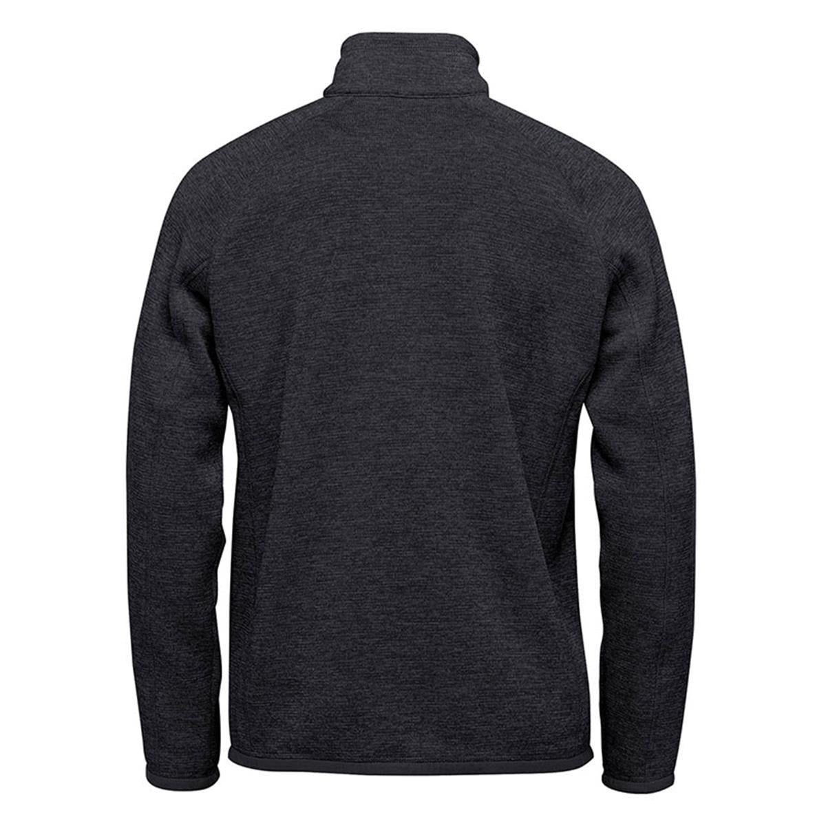 Men's Avalante Full Zip Fleece Jacket - Black Heather - Back