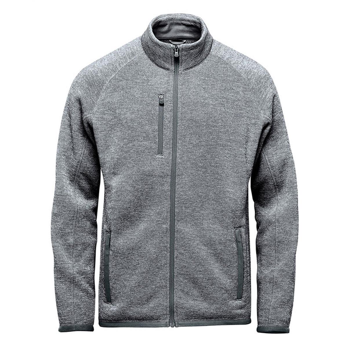 Men's Avalante Full Zip Fleece Jacket - Granite Heather - Front