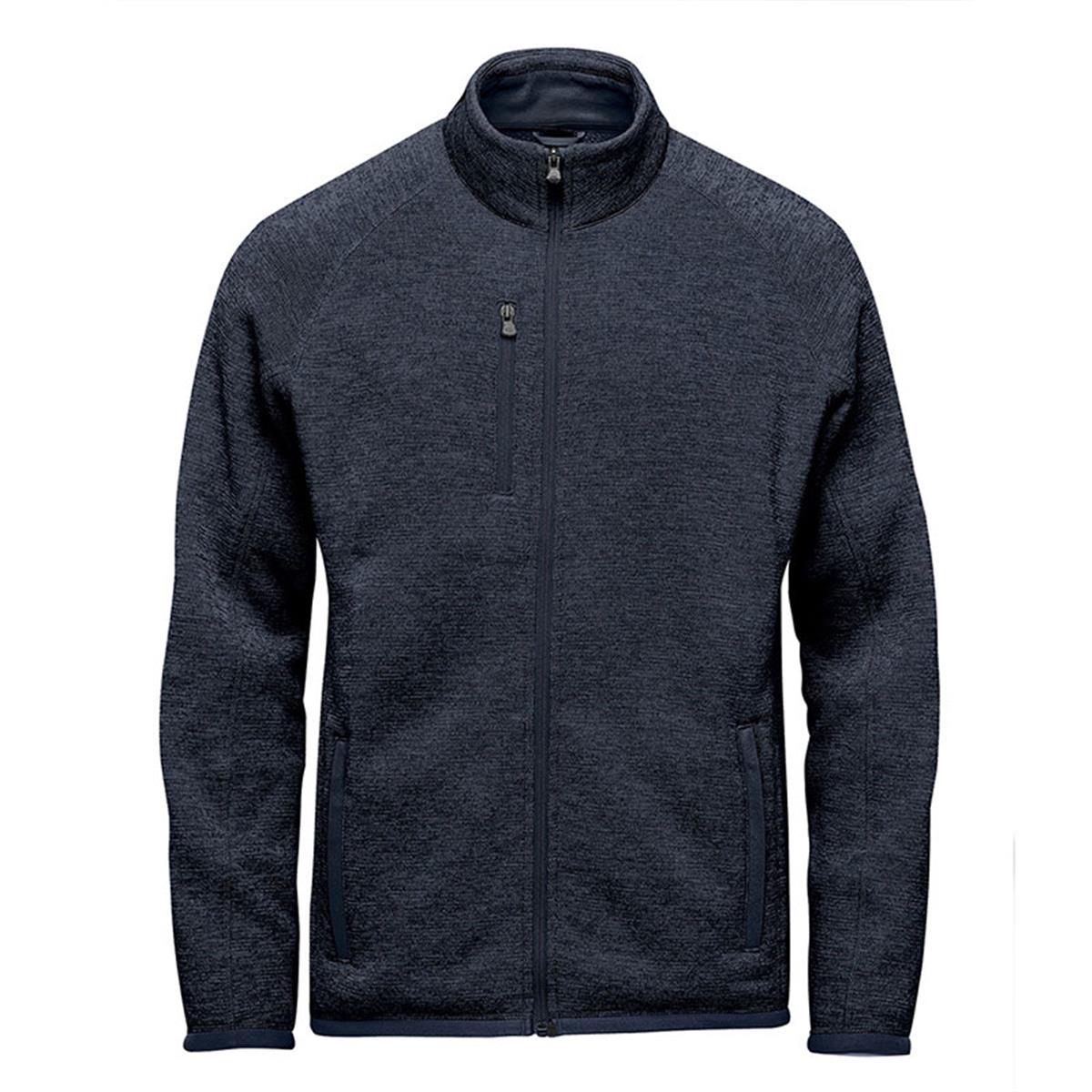Men's Avalante Full Zip Fleece Jacket - Navy Heather - Front