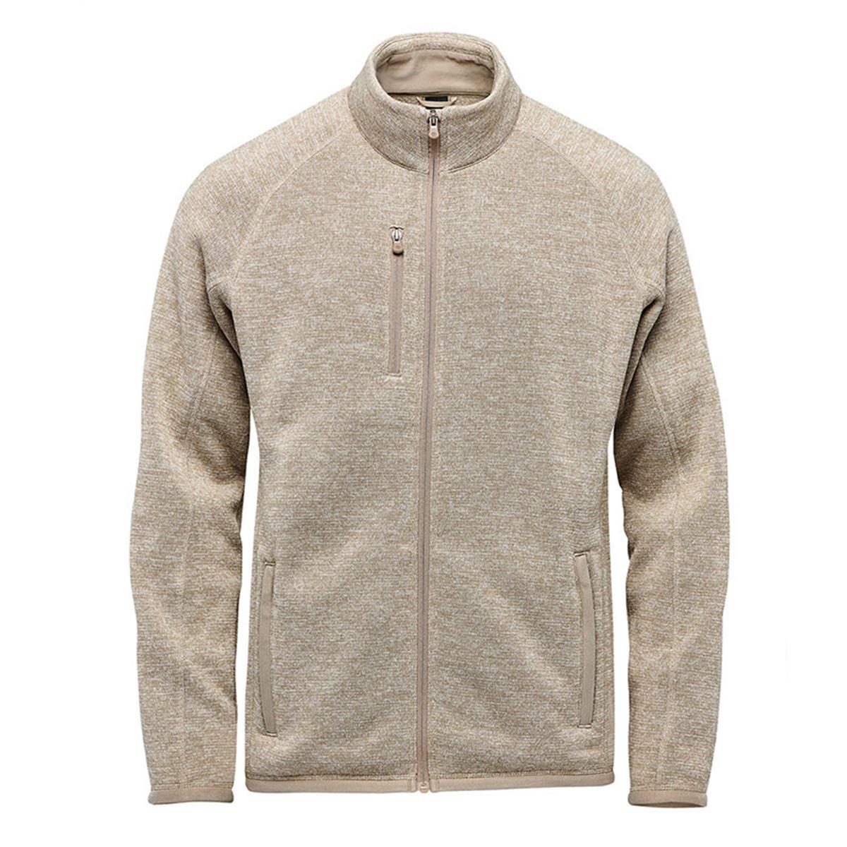 Men's Avalante Full Zip Fleece Jacket - Oatmeal Heather - Front