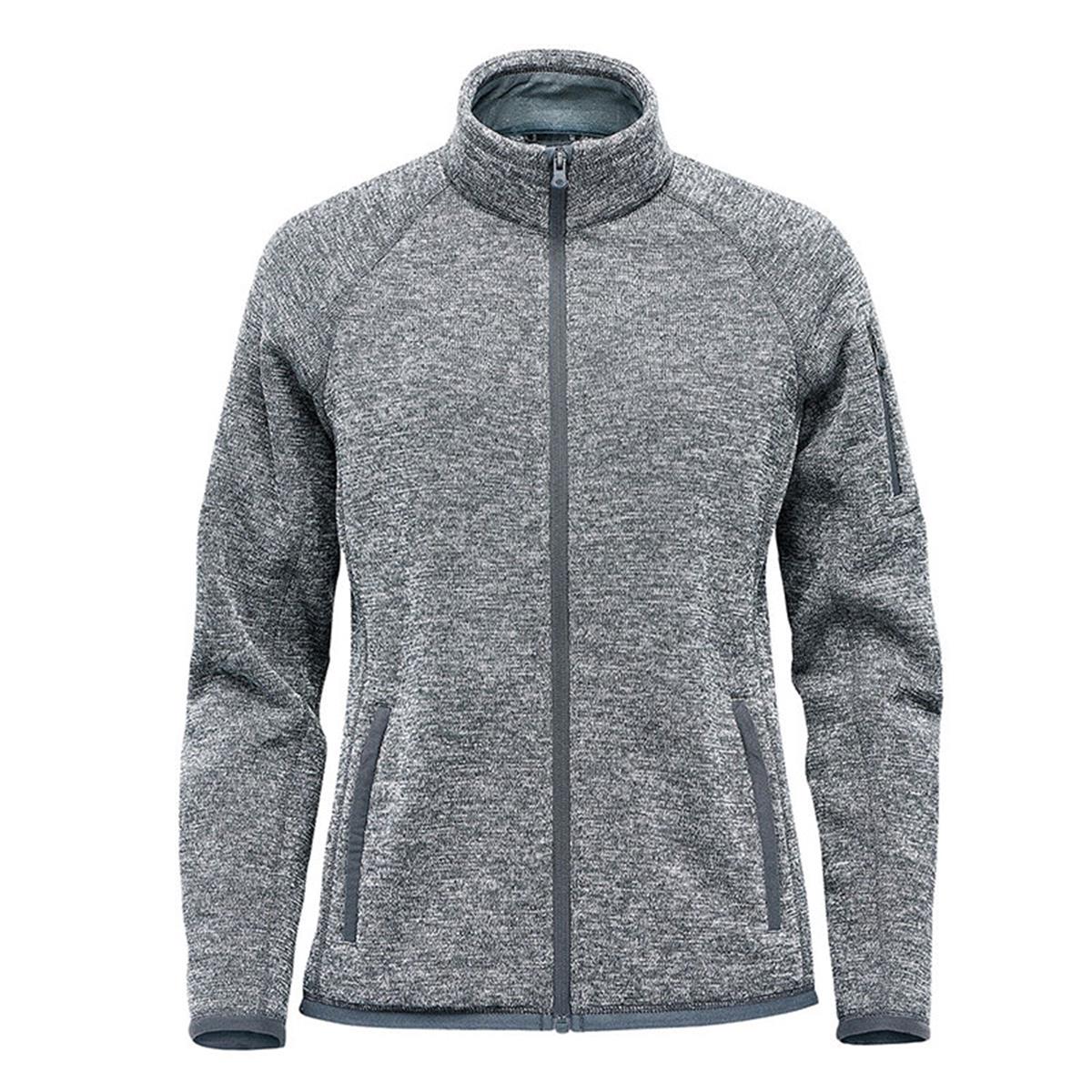 Women's Avalante Full Zip Fleece Jacket - Granite Heather - Front
