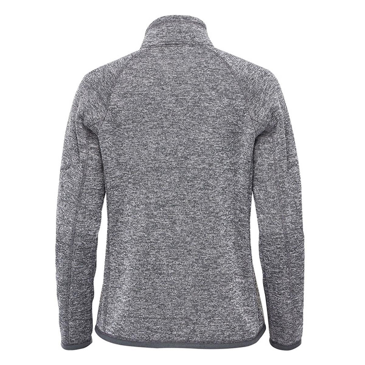 Women's Avalante Full Zip Fleece Jacket - Granite Heather - Back