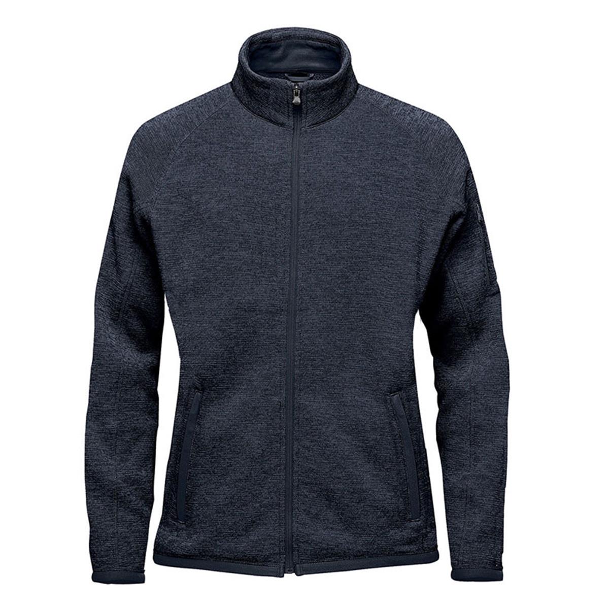 Women's Avalante Full Zip Fleece Jacket - Navy Heather - Front