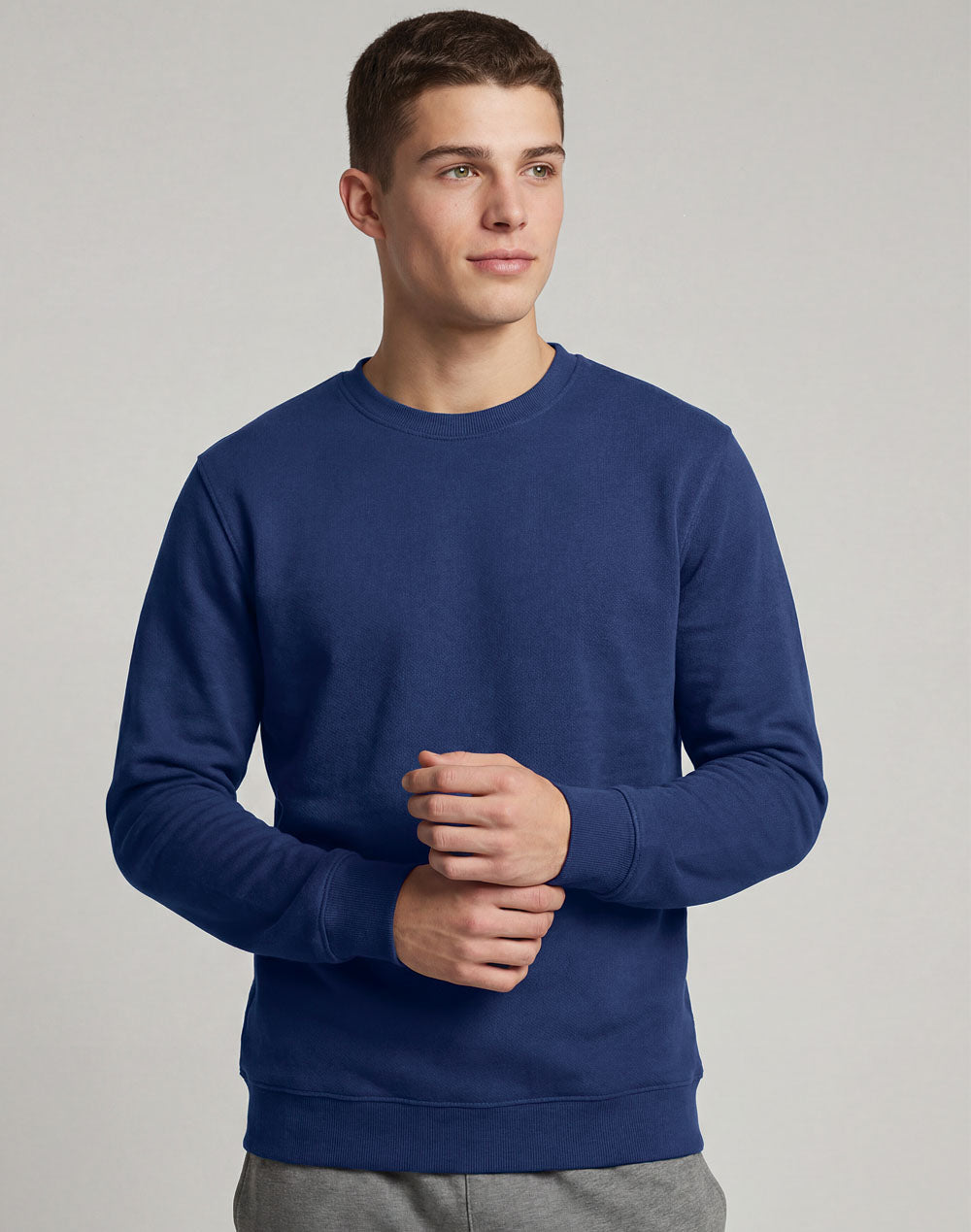 Eagle Top Fleece Sweat- Unisex - Dark Royal - View