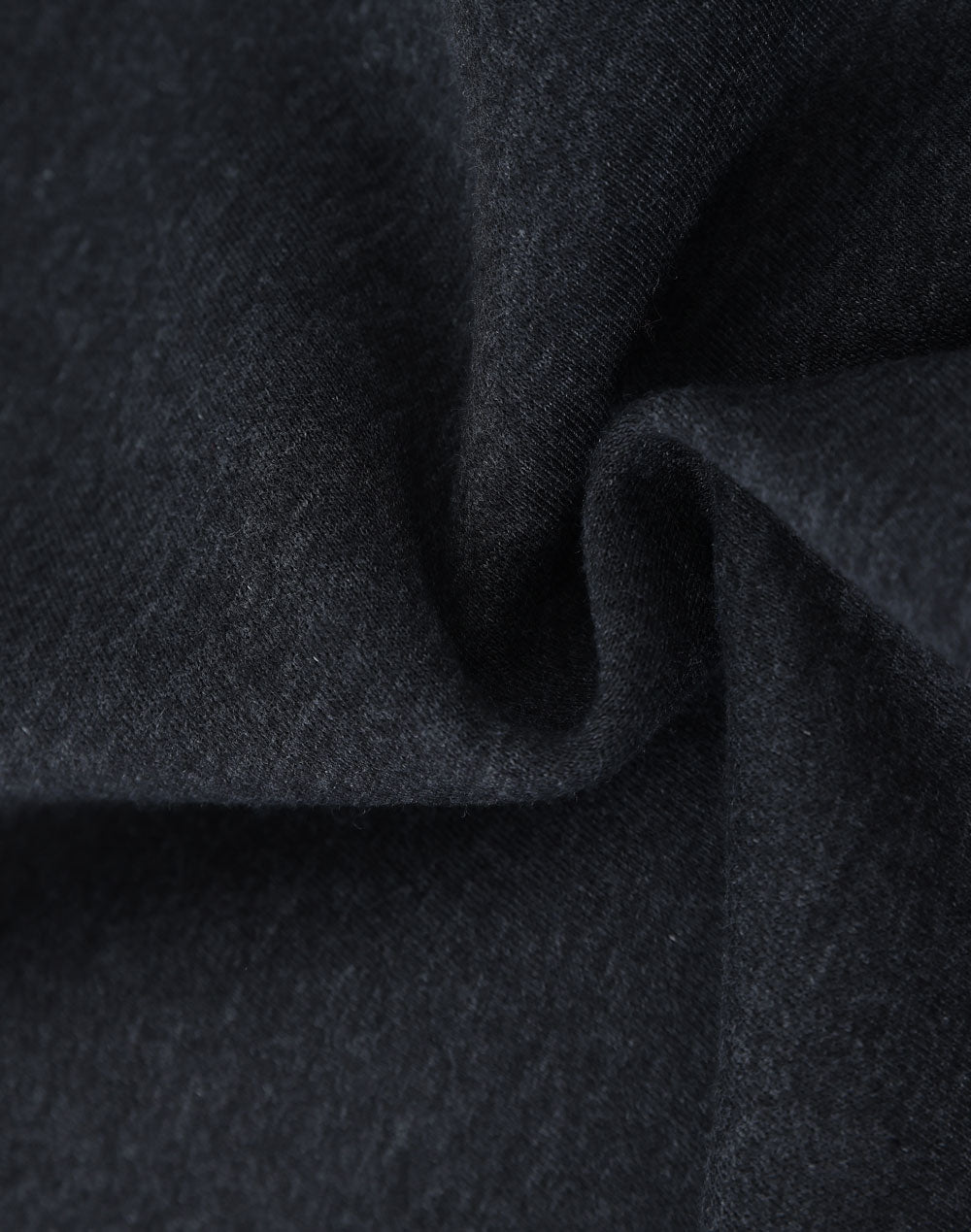 Eagle Top Fleece Sweat- Unisex - Marl Charcoal - Fabric