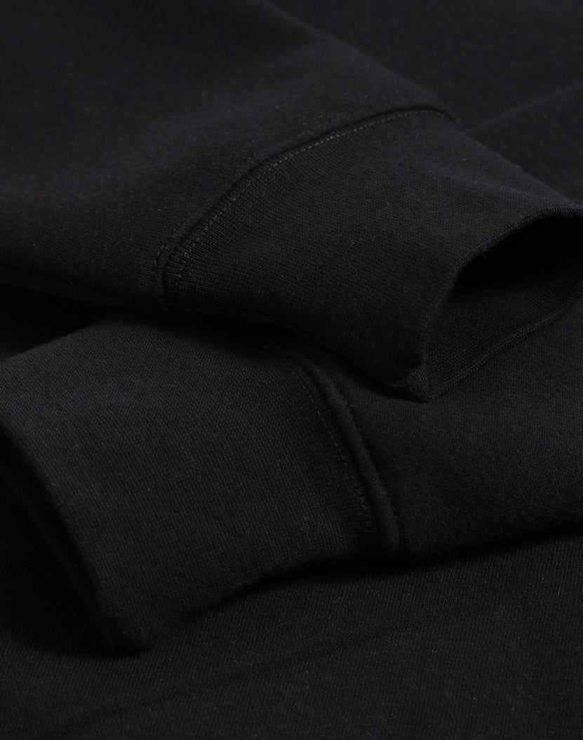 Falcon Fleece Sweat Top Unisex - Black - View