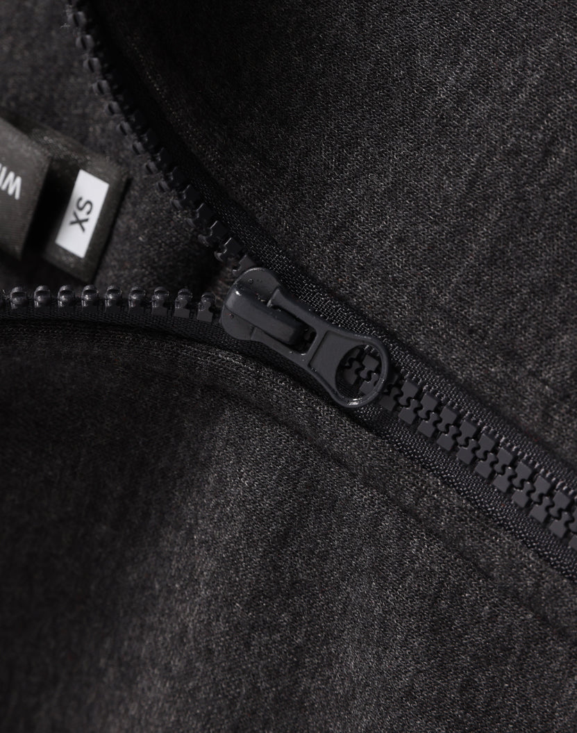 Falcon Fleece Sweat Top Unisex - Marl Charcoal - View