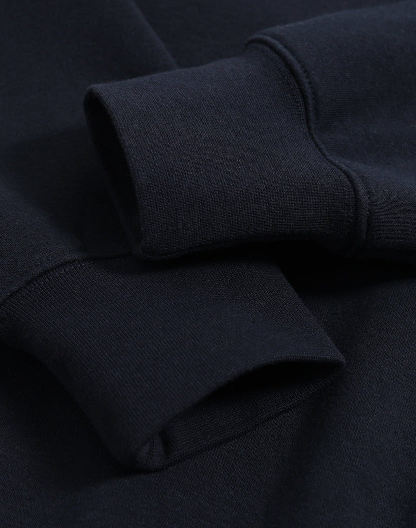 Falcon Fleece Sweat Top Unisex - Navy - View
