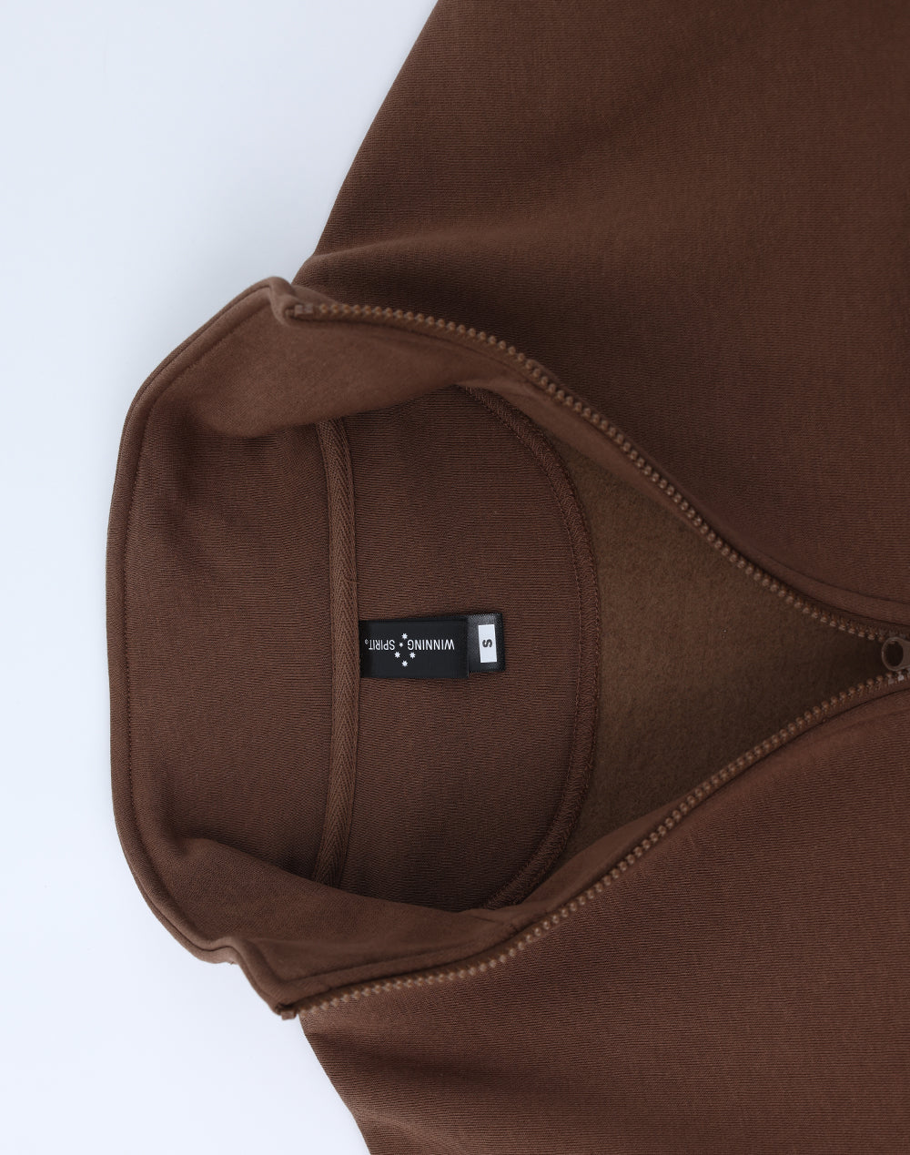 Falcon Fleece Sweat Top Unisex - Walnut - View
