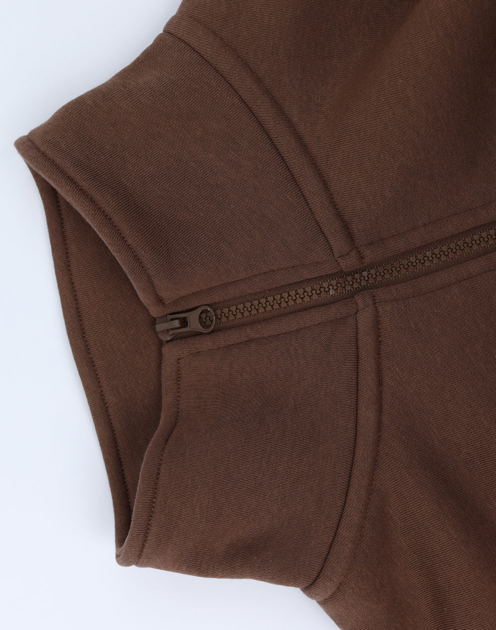 Falcon Fleece Sweat Top Unisex - Walnut - View