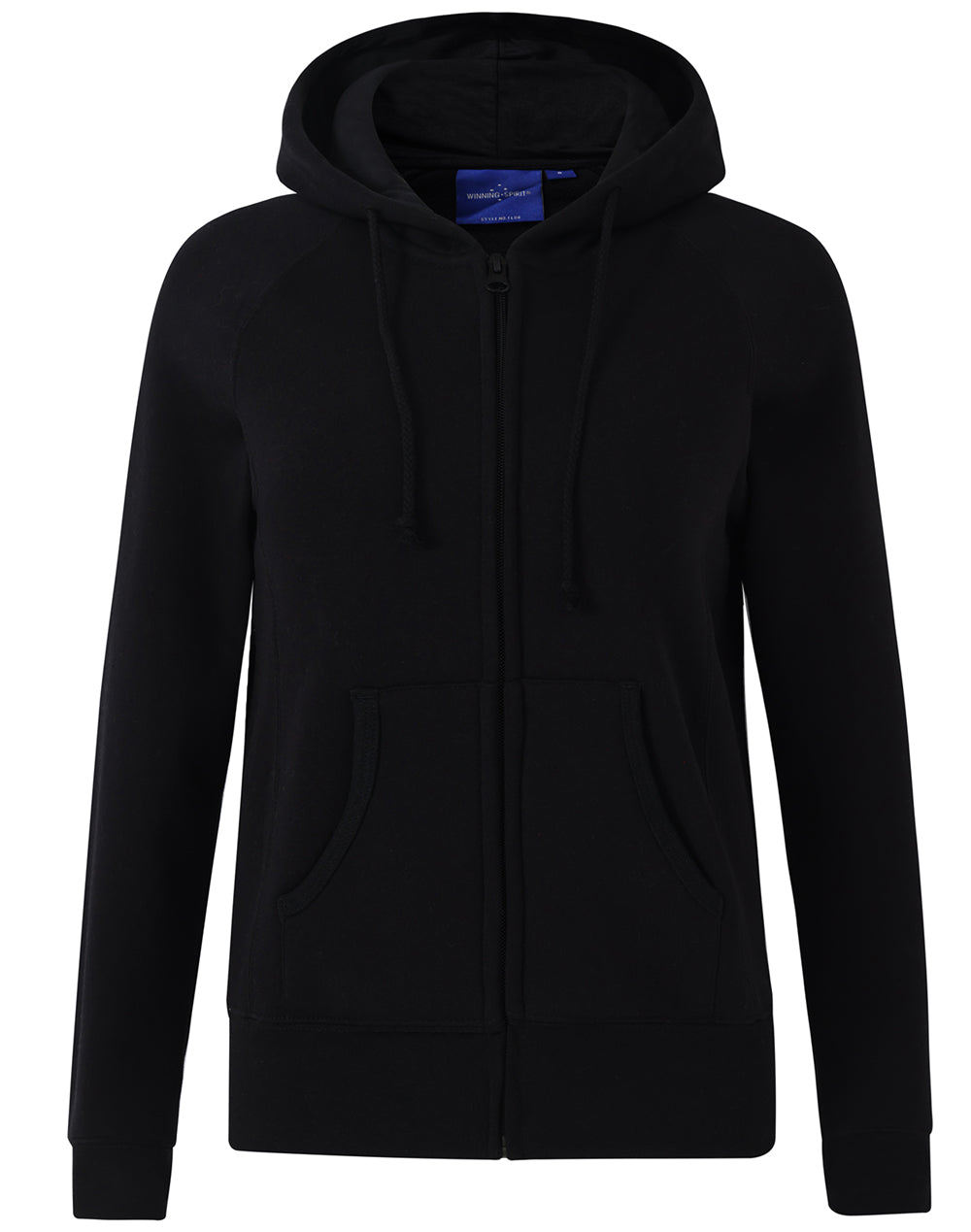 Double Bay Hoodie Ladies' - Black - Front