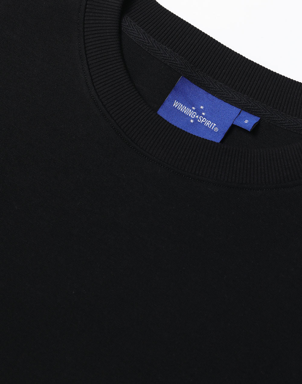 Airlayered CVC Crew Neck Sweater Unisex - Black - View