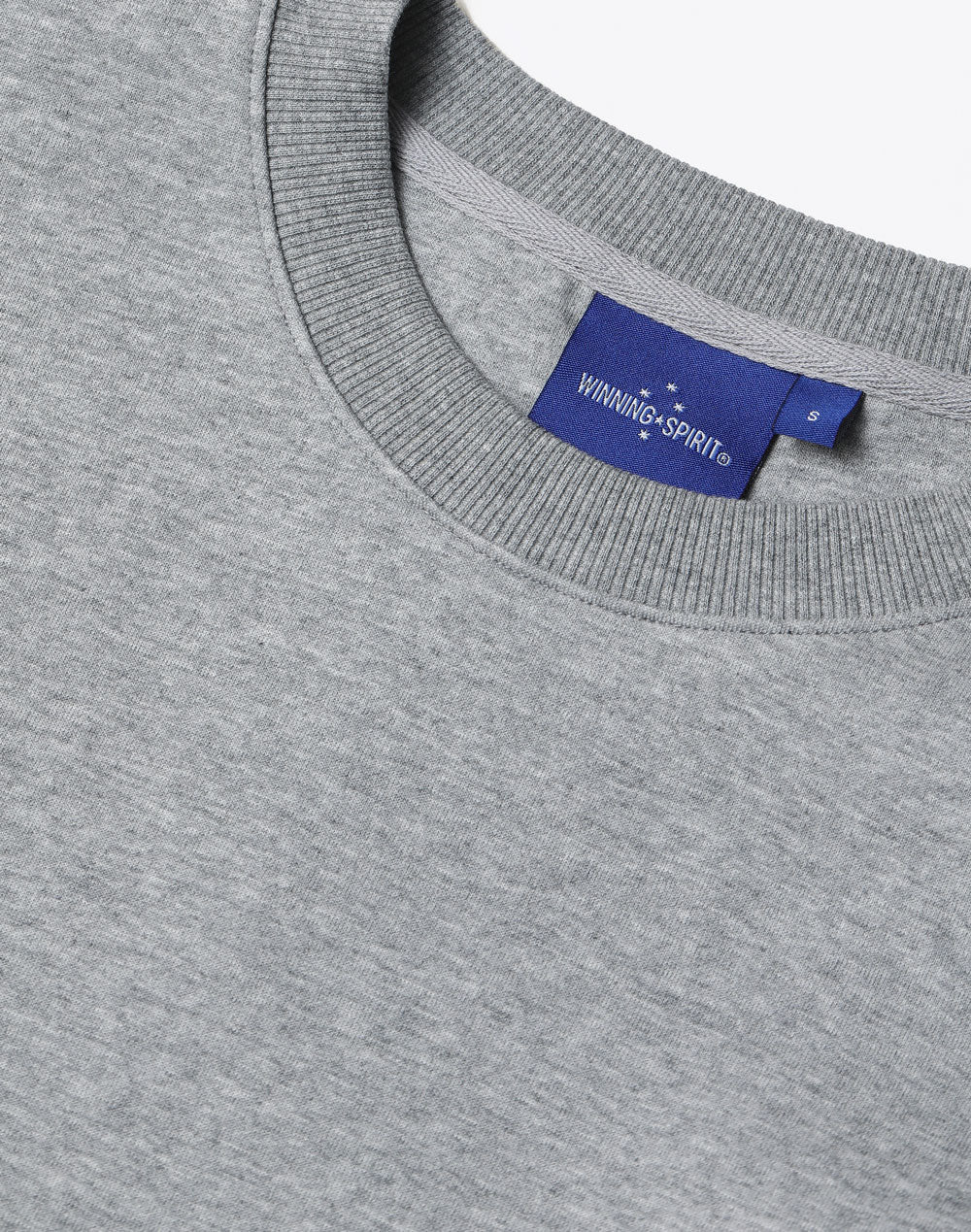 Airlayered CVC Crew Neck Sweater Unisex - Grey - View