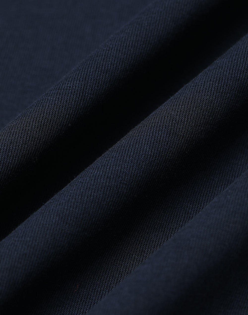 Airlayered CVC Crew Neck Sweater Unisex - Navy - Fabric