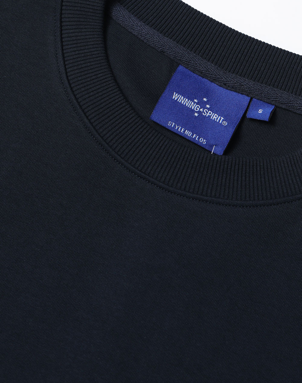 Airlayered CVC Crew Neck Sweater Unisex - Navy - View