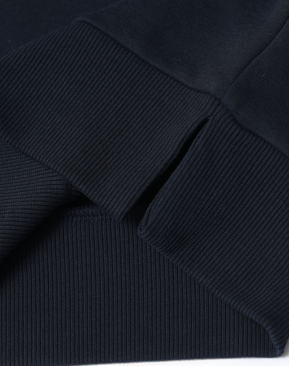 Airlayered CVC Crew Neck Sweater Unisex - Navy - View