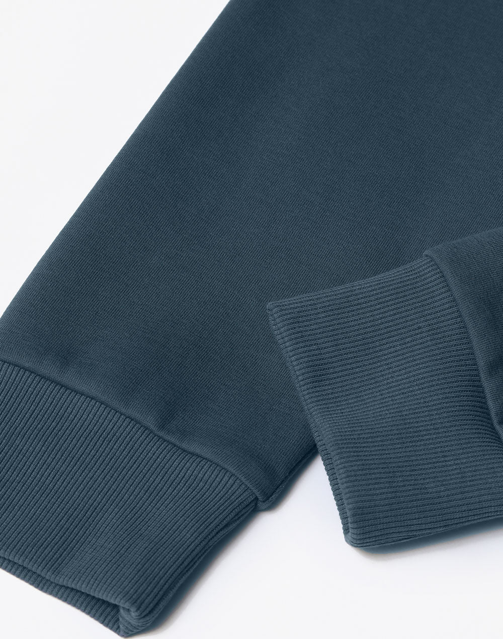 Airlayered CVC Crew Neck Sweater Unisex - Slate Blue - View