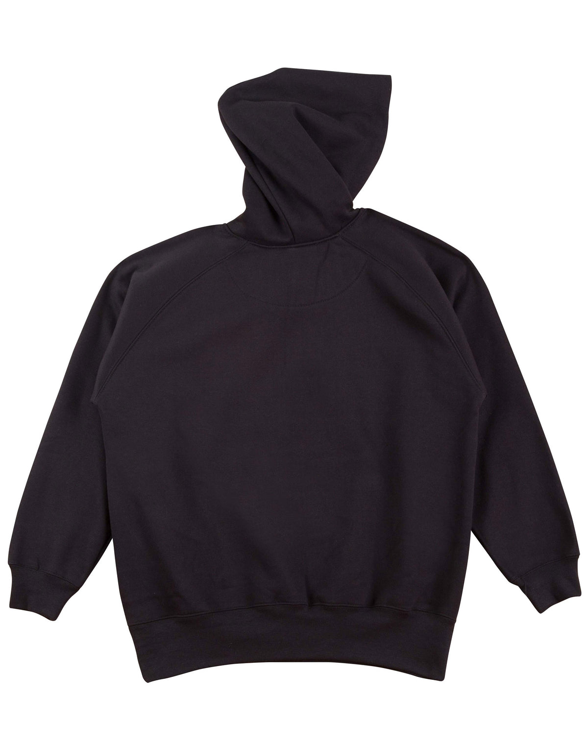 Warm Hug Kids' Fleece Hoodie - Black - Back