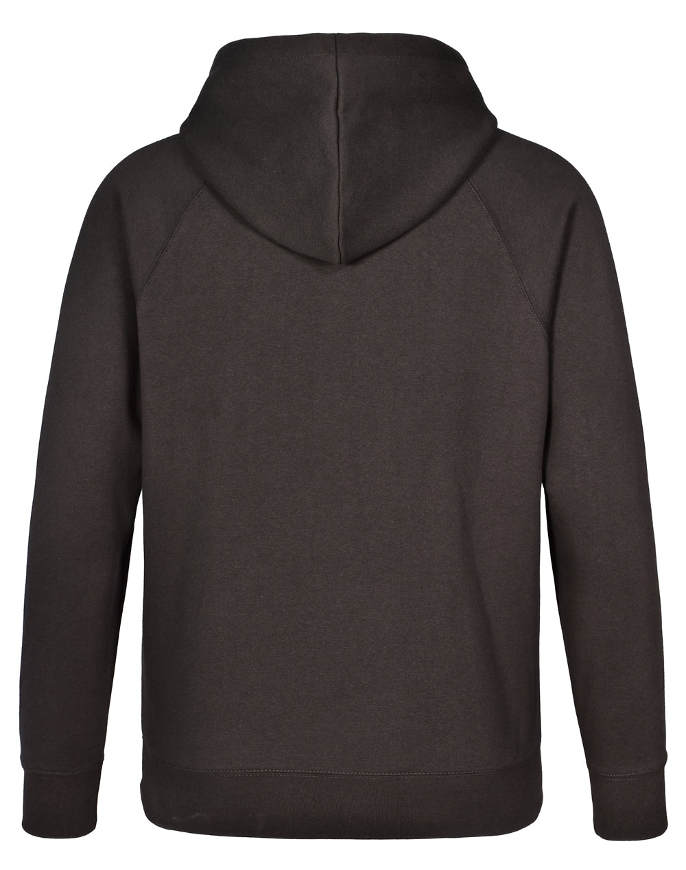 Warm Hug Fleecy Hoodie Men's - Charcoal - Back