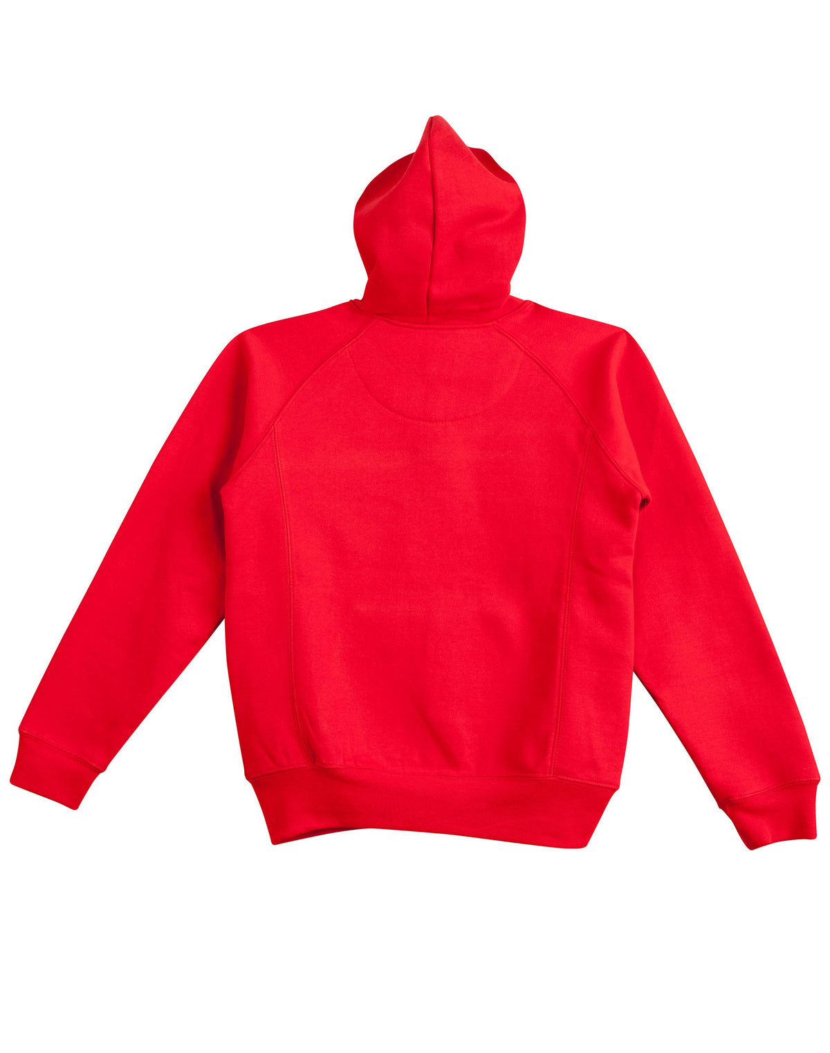 Warm Hug Fleece Hoodie Ladies - Red - Back