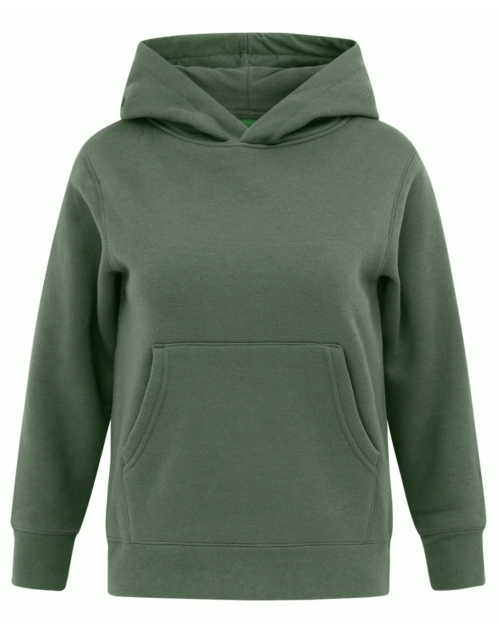 Passion Fleece Hoodie Kids' - Army Green/Army Green - Front