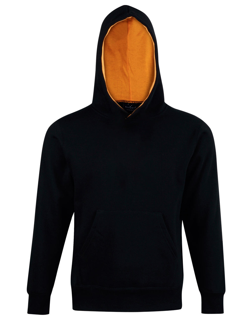 Passion Fleece Hoodie Kids' - Black/Gold - Front