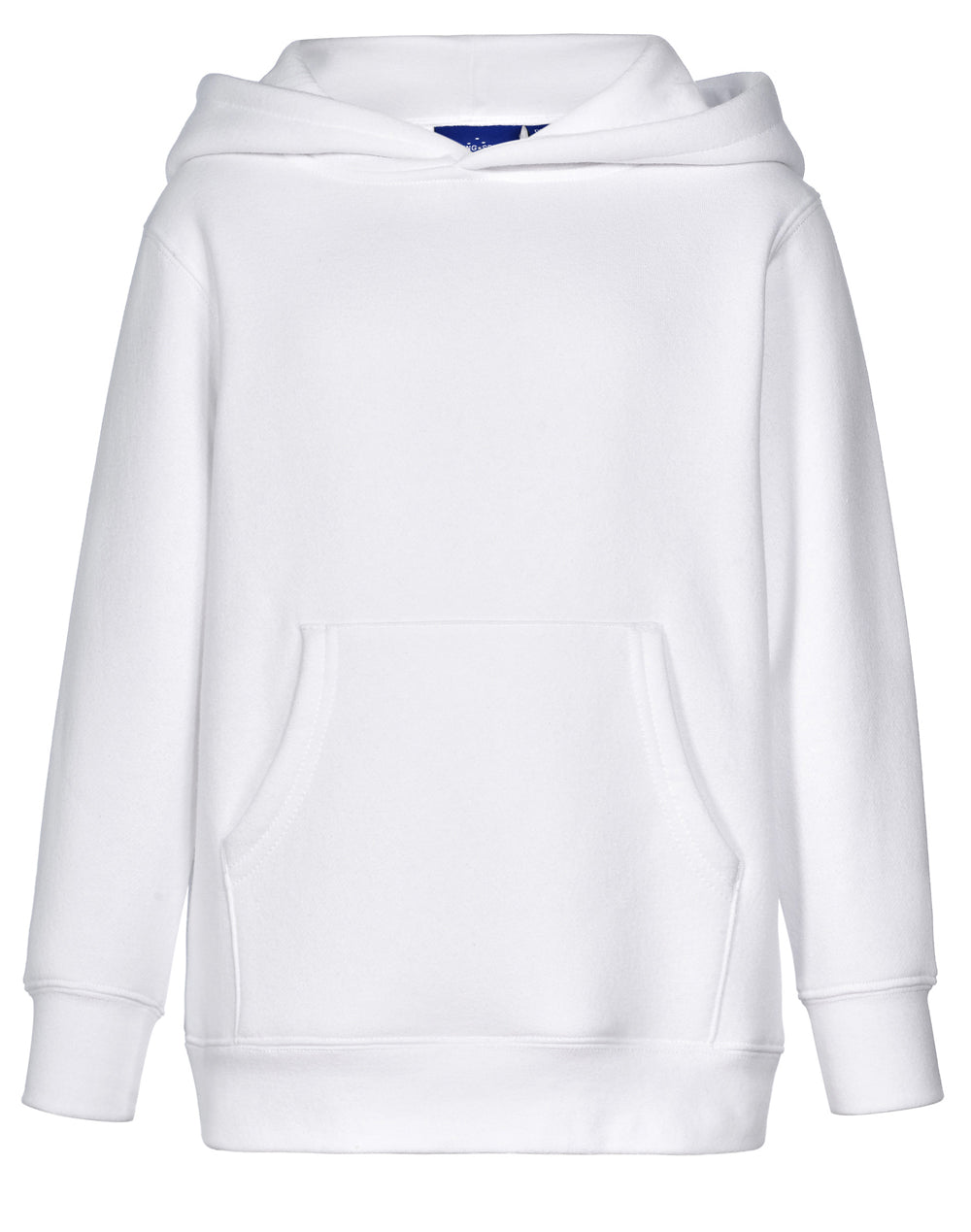 Passion Fleece Hoodie Kids' - White/White - Front