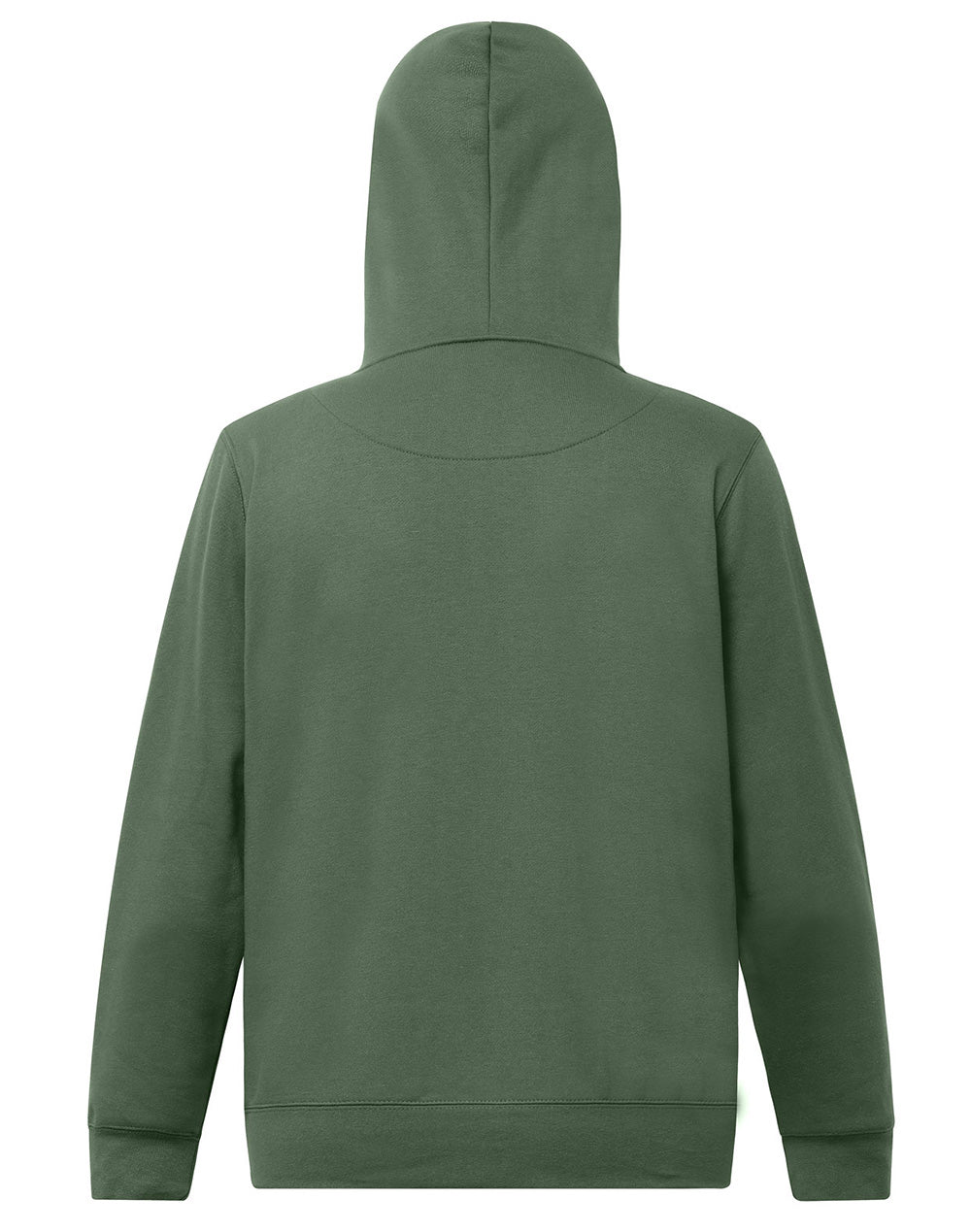 Passion Fleece Hoodie - Unisex - Army Green/Army Green - Back