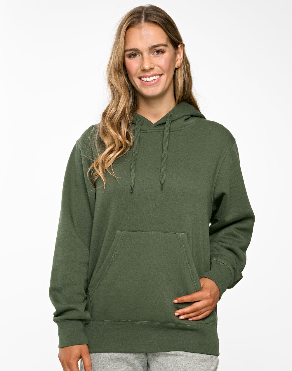 Passion Fleece Hoodie - Unisex - Army Green/Army Green - View