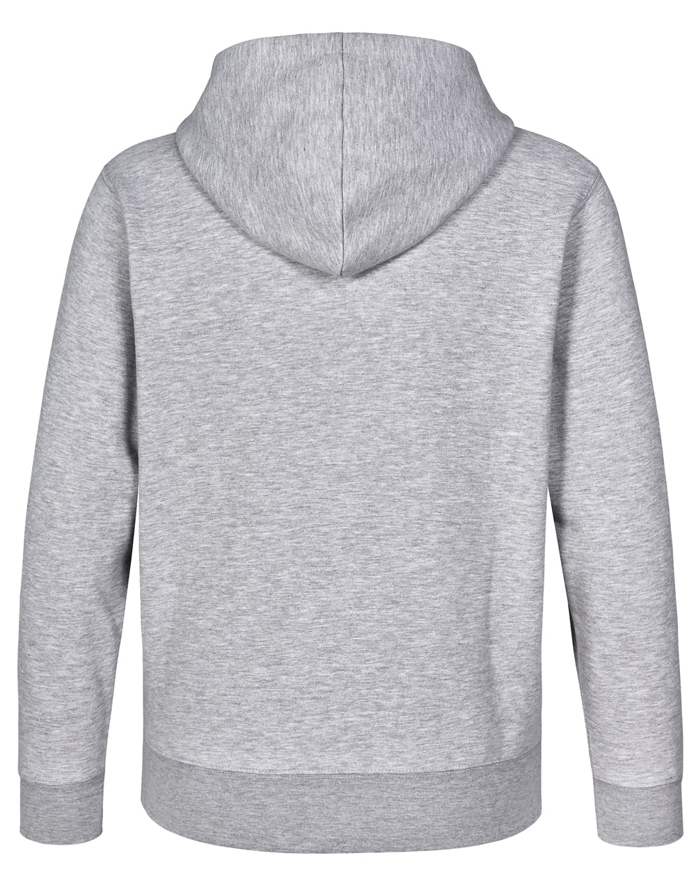 Passion Fleece Hoodie - Unisex - Grey/Grey - Back