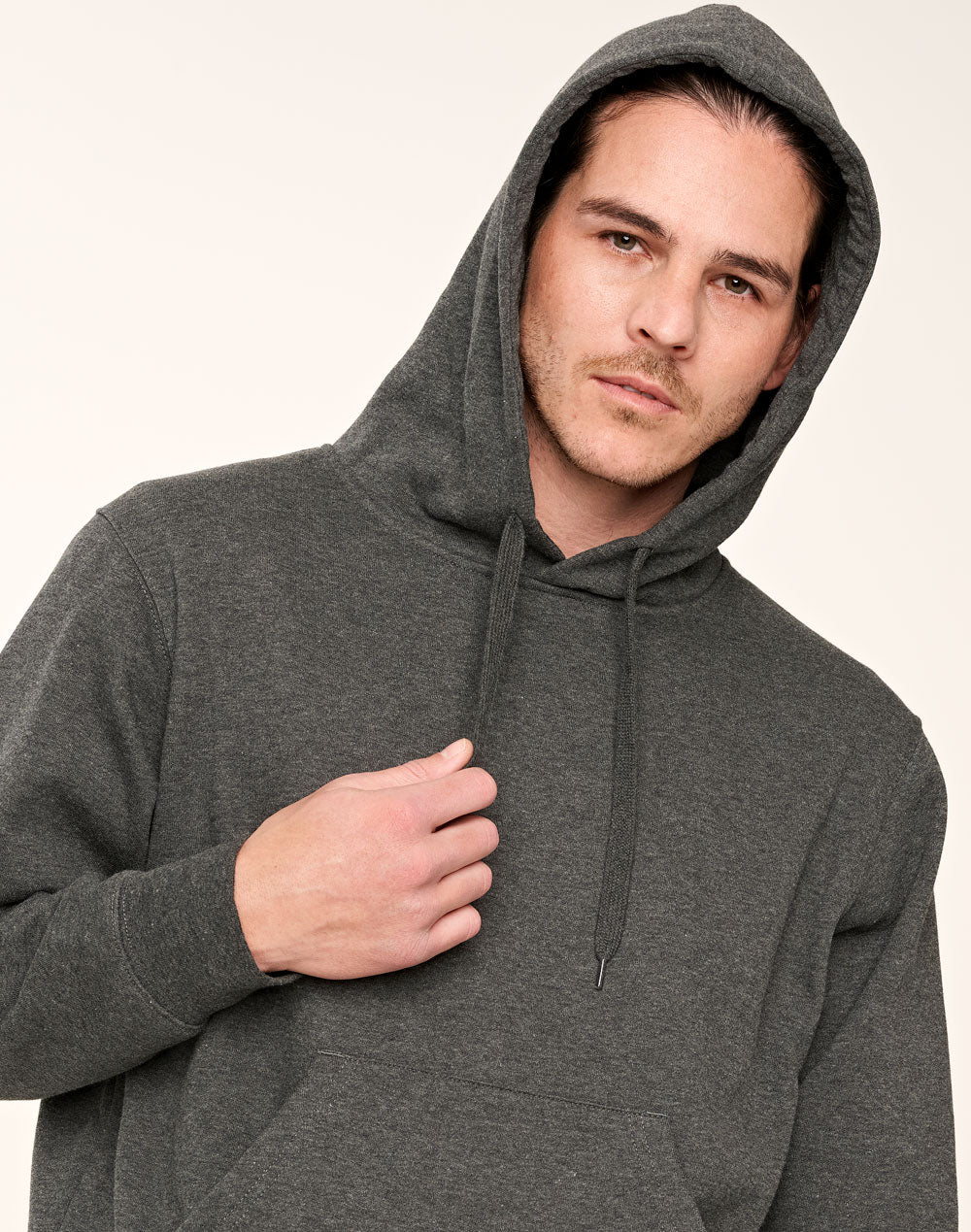 Passion Fleece Hoodie - Unisex - Marl Charcoal/Marl Charcoal - View