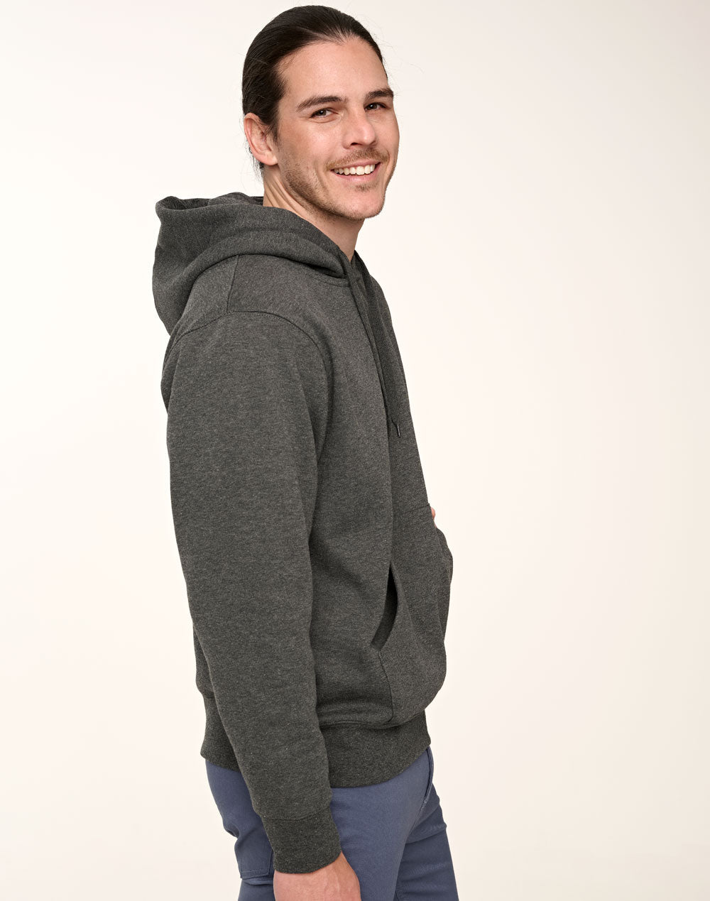 Passion Fleece Hoodie - Unisex - Marl Charcoal/Marl Charcoal - View