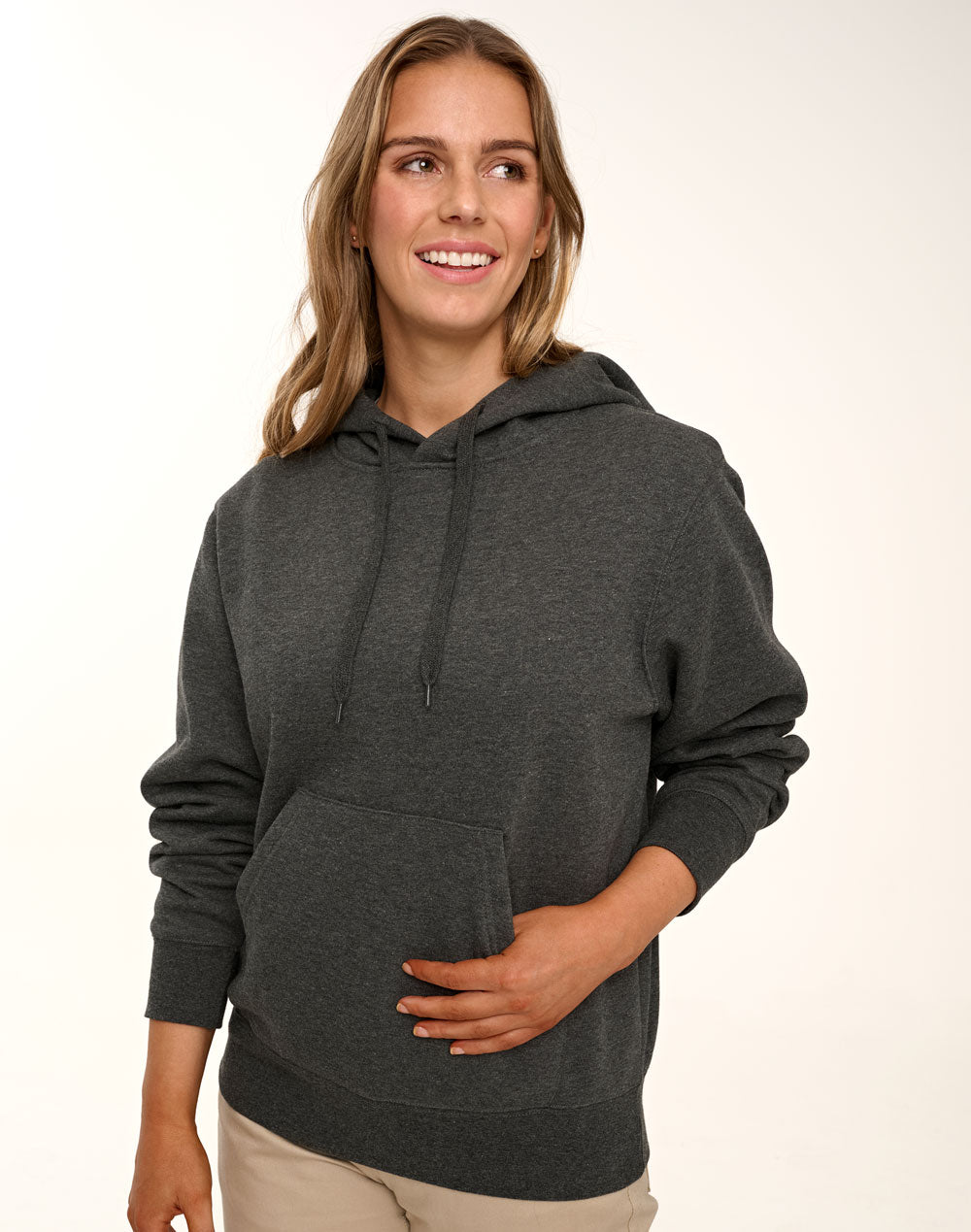 Passion Fleece Hoodie - Unisex - Marl Charcoal/Marl Charcoal - View