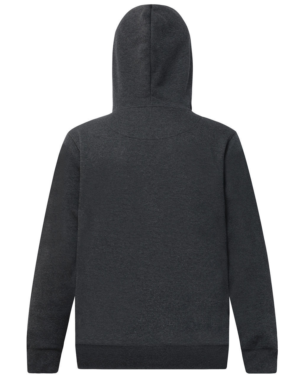 Passion Fleece Hoodie - Unisex - Marl Charcoal/Marl Charcoal - Back