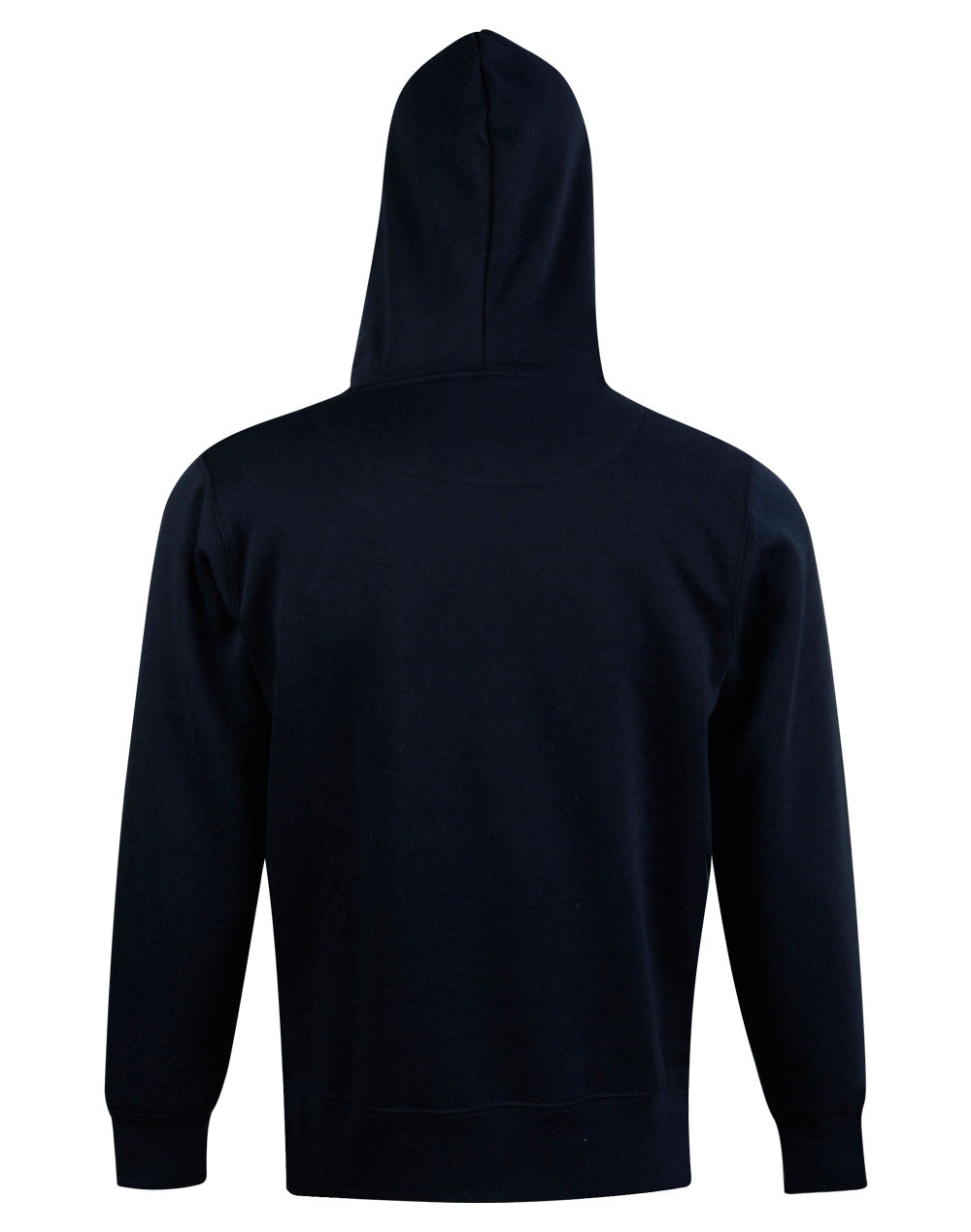 Passion Fleece Hoodie - Unisex - Navy/Red - Back