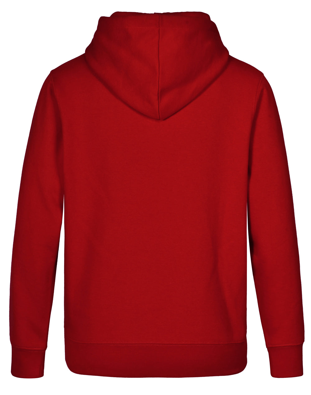 Passion Fleece Hoodie - Unisex - Red/Red - Back